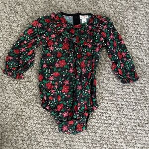 Cat & Jack Floral Onesie